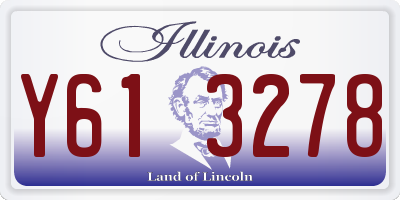 IL license plate Y613278