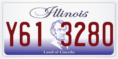 IL license plate Y613280