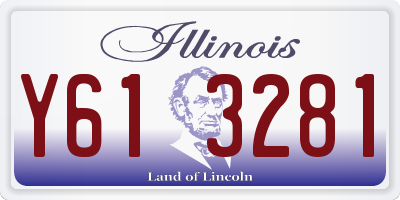 IL license plate Y613281