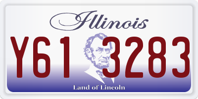 IL license plate Y613283