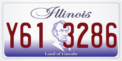 IL license plate Y613286