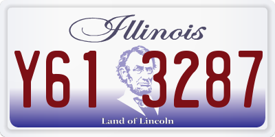 IL license plate Y613287