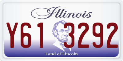 IL license plate Y613292