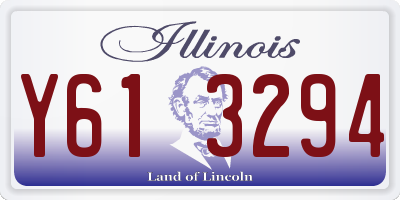 IL license plate Y613294