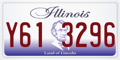 IL license plate Y613296