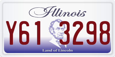 IL license plate Y613298