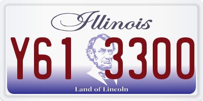 IL license plate Y613300