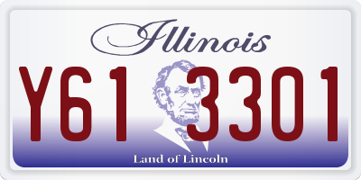 IL license plate Y613301