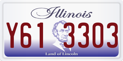 IL license plate Y613303