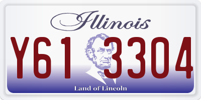IL license plate Y613304