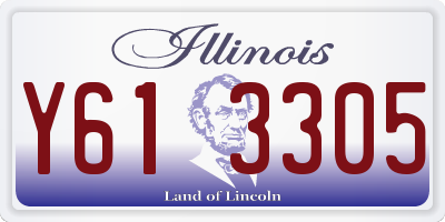 IL license plate Y613305