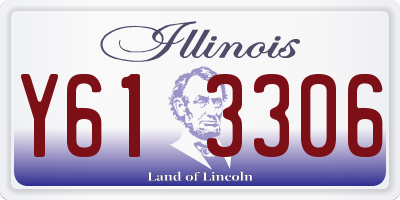 IL license plate Y613306