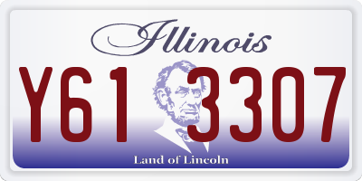 IL license plate Y613307
