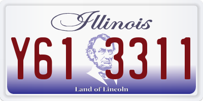 IL license plate Y613311