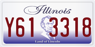 IL license plate Y613318
