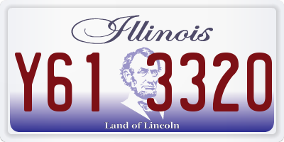 IL license plate Y613320
