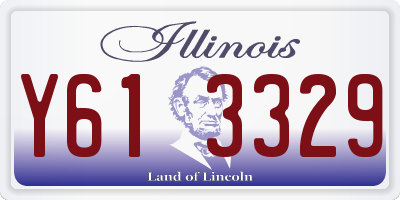 IL license plate Y613329