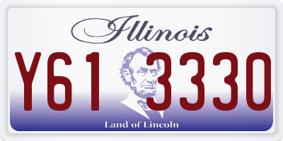 IL license plate Y613330