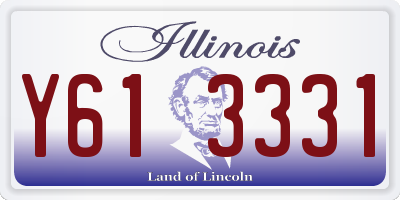 IL license plate Y613331