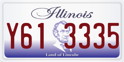 IL license plate Y613335