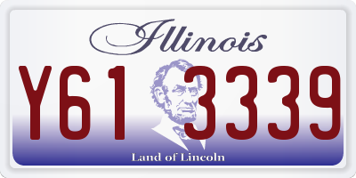 IL license plate Y613339
