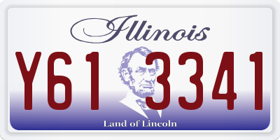 IL license plate Y613341