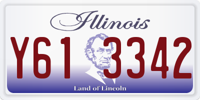 IL license plate Y613342