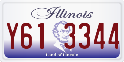 IL license plate Y613344