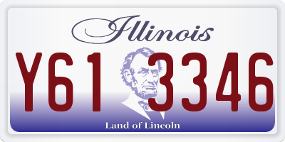 IL license plate Y613346