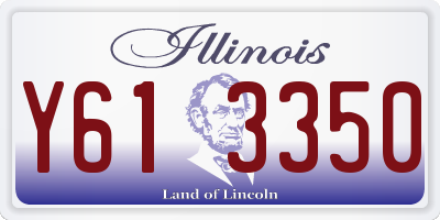 IL license plate Y613350