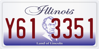 IL license plate Y613351