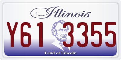 IL license plate Y613355