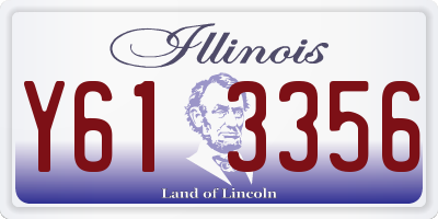 IL license plate Y613356