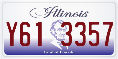 IL license plate Y613357