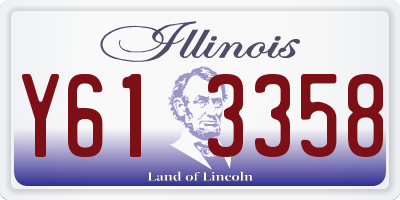 IL license plate Y613358