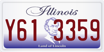 IL license plate Y613359