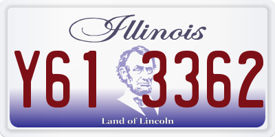 IL license plate Y613362