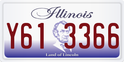 IL license plate Y613366