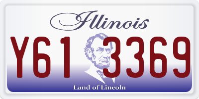 IL license plate Y613369