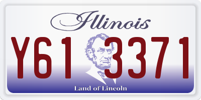 IL license plate Y613371
