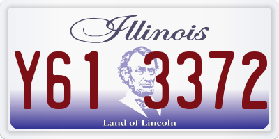 IL license plate Y613372