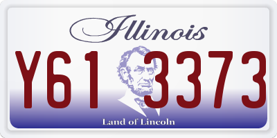 IL license plate Y613373