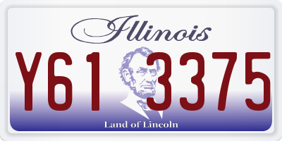 IL license plate Y613375