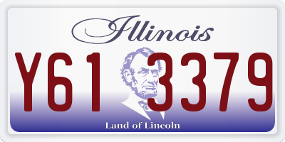 IL license plate Y613379