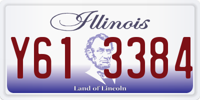 IL license plate Y613384