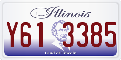 IL license plate Y613385
