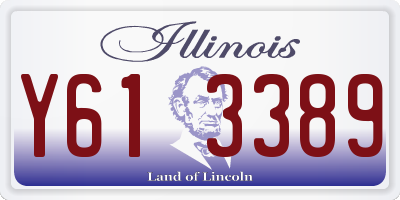 IL license plate Y613389
