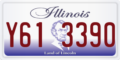 IL license plate Y613390