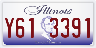 IL license plate Y613391