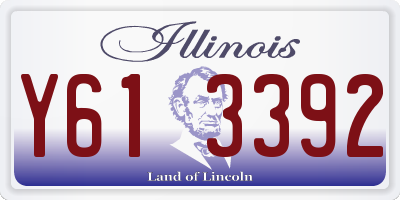 IL license plate Y613392